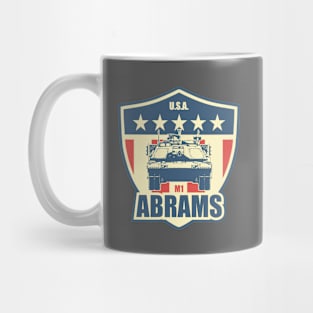 M1 Abrams Shied (Front & Back logo) Mug